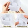thumbnail image 2 of Guardoinrt White Unique Designs For DIY Silicone Candle Making Easy To Wide Application Silicone Candle Mould heart-shaped, 2 of 6