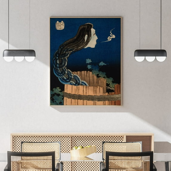 The Plate Mansion - 1760-1849 | Katsushika Hokusai | Premium Fine Art Print | 19th Century Japanese | Woodblock Printing | Portrait | Architecture