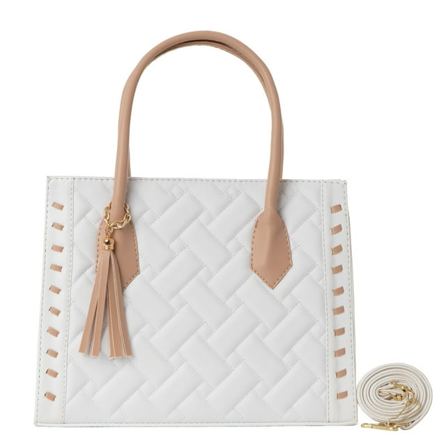 Bolsa para mujer FANA Catalina Color Blanco Preciosa M3866!!!