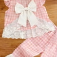 thumbnail image 4 of Cute Flower Short Sleeve T-Shirt and Pants 2Pcs Summer Outfits Set for Toddler Girls, Gift Idea Summer 2Pcs Gift Outfits Set Girls Summer Set 1-3 Years,12-18 Months, 4 of 8