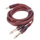 thumbnail image 3 of Cable De Audio Cable De Audio Accesorio De Audio Cable De Audio Cable Mezclador De Computadora Estéreo De 3,5 Mm A Enchufe Doble De 6,35 Mm Funda De Goma De 1,5 Metros Rojo ANGGREK Audio Cord, 3 of 8