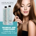 thumbnail image 2 of Keragen Volumizing Shampoo and Conditioner Kit for Fine Hair - Keratin & Collagen, Sulfate-Free, 2 of 2