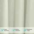 thumbnail image 3 of Pro Space 50" x 120" Indoor/Outdoor Curtains Grommet Curtain (1 panel - Ivory), 3 of 7