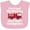 AD-Pink, variant on Inktastic Firefighter Daddy Baby Fireman Boys or Girls Baby Bib