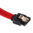 thumbnail image 3 of Cable de 90 degree Cable de datos serial ATA con pestillo de bloqueo 26AWG 18 '' / 46cm Hugo Cable de disco duro SATA, 3 of 7