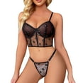 thumbnail image 2 of uublik Lingerie Set for Women Sexy Naughty Lace Bodysuit Babydoll Plus Size Sexy Naughty, 2 of 5