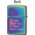 thumbnail image 2 of Zippo Lighter - Personalized Message Engraved on Backside Leaf Smoke 48925, 2 of 9