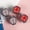2pcs Pink+2pcs Red, variant on 4pcs High-end Ring Watch Versatile Niche Couple Finger Watch Mini Clock Creative Electronic Watch Gift