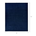 thumbnail image 6 of Mainstays Solid High Low Tufted Grid Navy Blue Indoor Area Rug, 8' x 10', 6 of 7