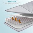 thumbnail image 4 of Large Heating Pad For Back Pain Relief, Electric With 6 Heat Settings & Auto Shut Off, Weighted Pads Moist Dry Therapy, Pet Pad, Machine Washable, 12*, 4 of 5