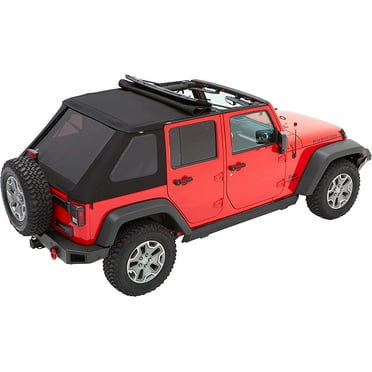 Bestop 80031-35 Jeep Wrangler 2-Door Windjammer, Black Diamond