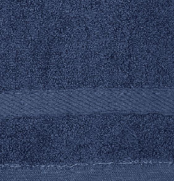Linteum Textile Navy Blue 12 Pack Luxury Hand Towel - 16x27 Inches, Premium 100% Cotton, Ultra-Soft and Highly Absorbent Towels for Bathrooms, Gyms, Showers, Hotels, and Spas