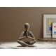 thumbnail image 4 of Xihbxyly Escultura Abstracta de Resina de Arenisca, Diseño Moderno de Figura, Elegante Decoración para Oficina, Sala de Estar, Escritorio de Oficina, Estantería, Mesa, Idea de Regalo Única, 5.91 X 9., 4 of 6