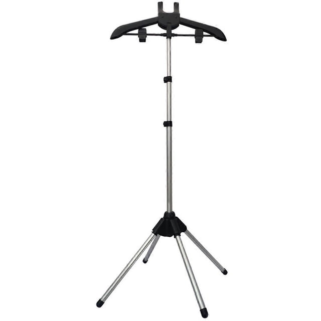 Display Stand Clothes Hanger Garment Foldable Tripod Steamer Rack Cloths Iron Hanging Stand Clothing