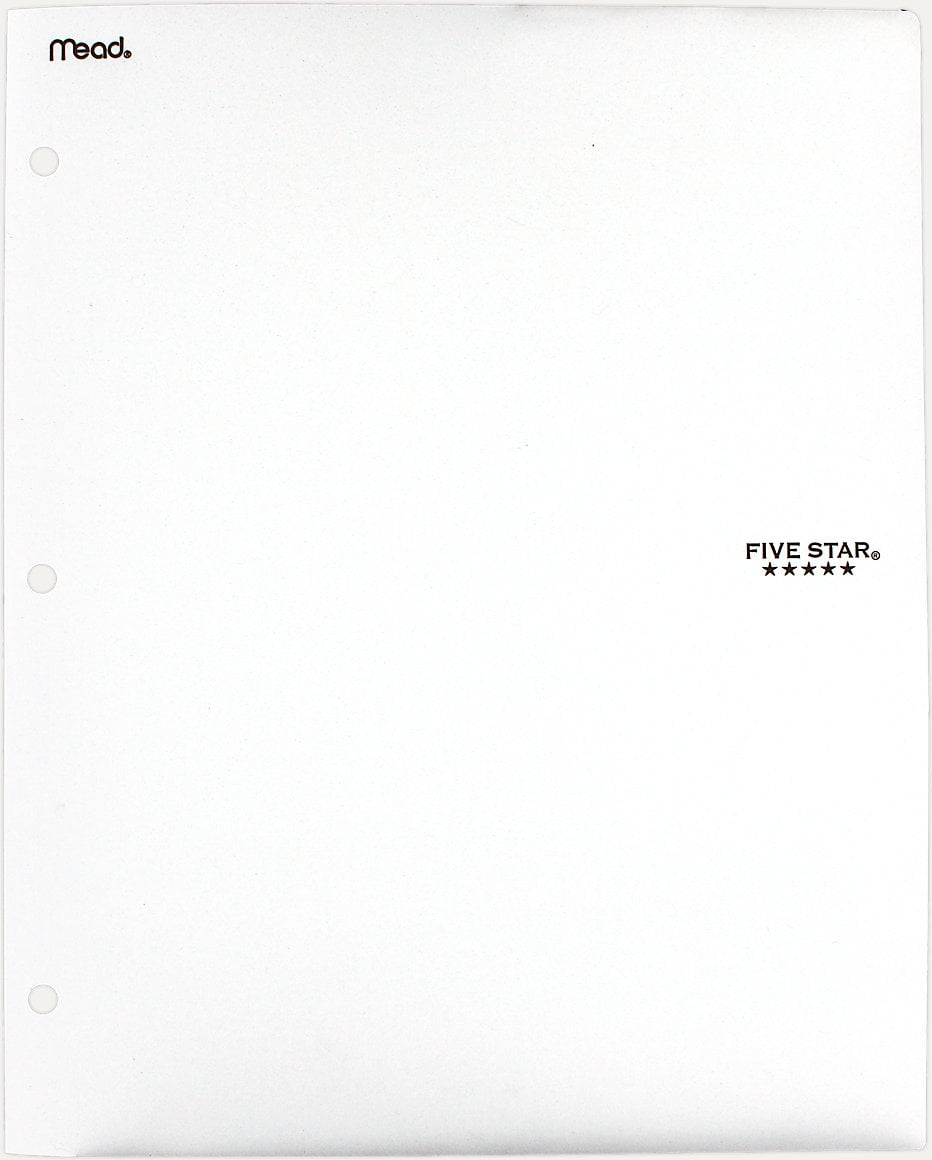 880004-ECM Clear 2 Pack Five Star DuraShield Antimicrobial Partition Folder 