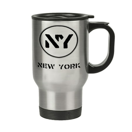 

KuzmarK Insulated Stainless Steel Travel Mug 14 oz. - New York New York