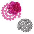 thumbnail image 4 of Troquel metálico VOBRAMY 6 x 5,7 cm flor espiral 3D, 4 of 8