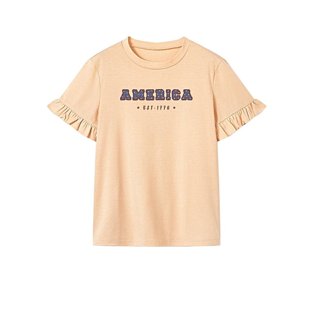 Camiseta de Mujer Fernando Ropa de Verano Trajes de Moda Básica L