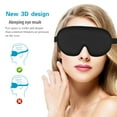 thumbnail image 7 of 3D Sleep Mask - 100% Blackout, Zero Eye Pressure, Adjustable Strap for Men & Women (Black), 7 of 7