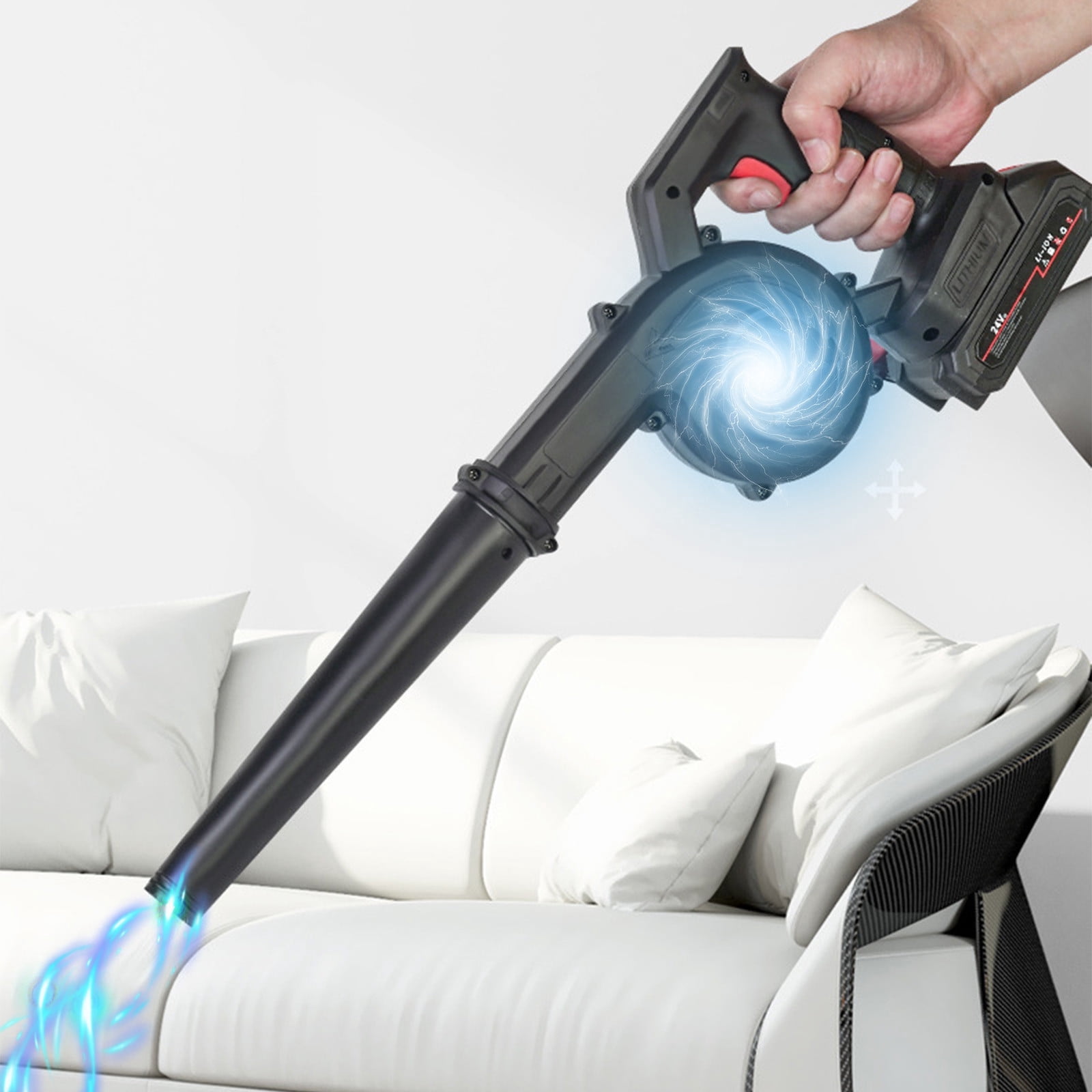 Hxlamzoo 48V Cordless Handheld Leaf Blower & Vacuum