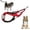 Red, variant on Dog Pulling Harness, Reflective X-Back Mushing Harness, Adjustable Weight Dog Sled Harness for Sledding, Bikejoring, Skijoring, Scootering, Canicross, Running