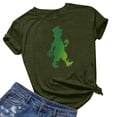 thumbnail image 2 of CHUMUD Womens St Patricks Day Shirt Green Shamrock Shirts St Patricks Day Clover Graphic Tshirt Tops, 2 of 4