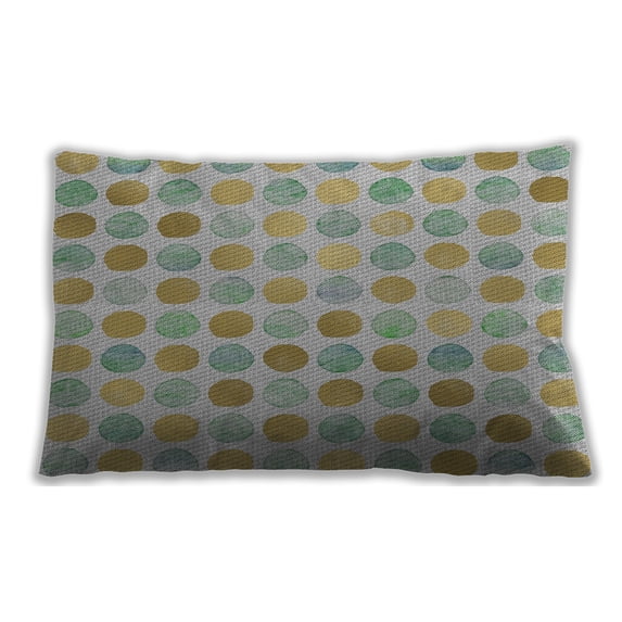 Ahgly Company Outdoor Rectangular Patterned Lumbar Throw Pillow, 13 inch by 19 inch