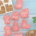 thumbnail image 4 of Dog Mold Set -8 pieces - Dog Cartoon Printed Embossed Cookie molds suitable for cake kids' birthday parties, 4 of 5