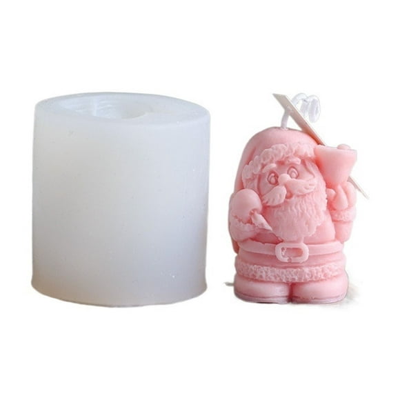 Christmas Elk DIY Deer Silicone Molds For Crafts 3d Mold For Handmade Candles Body Candle Form Candle Making Supplies Wax Mould Resin Supplies ,Easy to Clean