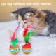 thumbnail image 5 of Pelota Juguete Colores Arcoíris Con Plumas para Gatos 36 Uds., 5 of 9