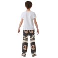 thumbnail image 4 of FORMRS Boys Pajama Pants with Pockets Size 6-8Y Kids Lounge Sleep Bottoms, Space Record, 4 of 8