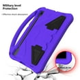 thumbnail image 3 of Kids Case for Samsung Galaxy Tab S9 FE Plus, Galaxy Tab S9 FE+/S9 Plus/S8 Plus/S7 Plus/S7 FE 12.4 Inch Case, Dteck EVA Handle Grip Stand Shockproof Case with Carrying Strap/S Pen Holder,Purple, 3 of 6