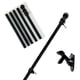 thumbnail image 1 of Kit de mástil de bandera de aluminio negro de 180 cm, con soporte de pared, mástil de bandera de acero inoxidable con anillos giratorios WddnAot, 1 of 4