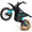 Blue, variant on TieTie Electric Dirt Bike for Adults/Teens,3000W Peak Brushless Mid-Motor,52V 24Ah Battery,52mph Max Speed, 60mi Range,Off-Road Use Only,Age 14