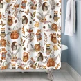 thumbnail image 6 of Tchckioa Fall Cute Cartoon Shower Curtain,47x64 Inch Privacy Protection Hooks Bath Curtain for Bathtub, 6 of 6