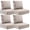 Beige, variant on Jentlehouse Outdoor Deep Seat Cushion 24" X 24" X 6" for Patio Furniture,Outdoor Chair Cushions Water & Fade Resistant Patio Furniture Cushions for Wicker Chair, Sofa, Couch, Peacock Green (Set of 4)