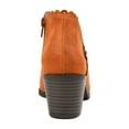 thumbnail image 4 of Journee Womens Tessa Inside Zip Stacked Heel Booties, 4 of 10