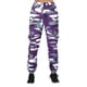 thumbnail image 1 of Pantalones cargo Prolriy para mujer, pantalones cargo para mujer, pantalones de camuflaje, cintura elástica, pantalones casuales para correr al aire libre con bolsillo, pantalones para mujer morados, 1 of 5