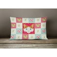 thumbnail image 3 of Carolines Treasures CK5127PW1216 La Perm Cat Love Canvas Fabric Decorative Pillow, Red, 12H x16W, multicolor, 3 of 3