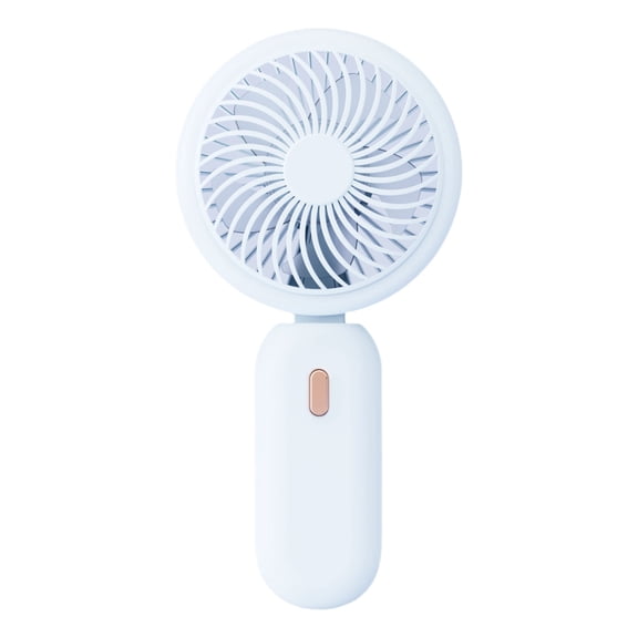 JHyouerji Mini Handheld Fan Blue Portable Foldable USB Rechargeable Handheld Fan for Travel Summer Vacation Outdoor