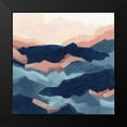 thumbnail image 2 of Vess, June Erica 15x15 Black Modern Framed Museum Art Print Titled - Bluescape I, 2 of 5