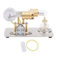 thumbnail image 1 of Leylor Stirling Engine-Stirling Engine Model Cilindro de latón Equipo de Laboratorio físico Kit de Herramientas educativas, 1 of 14