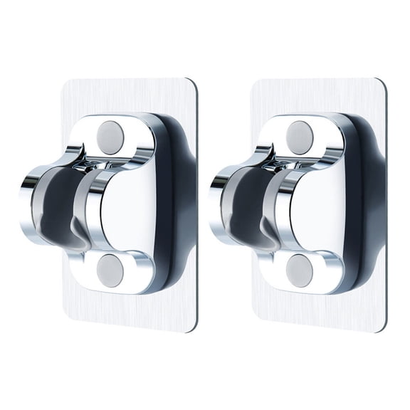 2pcs Shower Head Holder Universal Punch-free Shower Nozzle Holder Brackets