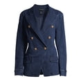 thumbnail image 7 of Attitude Unknown Women’s and Women’s Plus Ponte Blazer, Sizes XS-3X, 7 of 7
