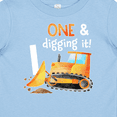 thumbnail image 4 of Inktastic One and Digging It Bulldozer 1st Birthday Boys or Girls Baby T-Shirt, 4 of 5