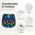 thumbnail image 4 of Bixox Women's Retro Bright Pineapple pattern 2 in 1 Running Shorts - Lightweight Athletic Workout Gym Yoga Shorts Liner with Pockets - Medium, 4 of 7