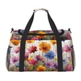 thumbnail image 1 of Easygdp Colorful Wildflower Meadow Bolsa de Gimnasio, Bolsa de Viaje Duffel, Bolsa de Fin de Semana con Compartimentos, Bolsa de Mano para Noche, 1 of 7