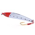 thumbnail image 2 of Señuelo de cebo duro tipo sumergido de 6,5 cm con gancho único, accesorio de pesca con plumas3 #, 2 of 8