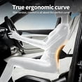 thumbnail image 3 of Ergonomic Car Lumbar Support - Slim Profile Memory Foam Back Cushion for Driving - Breathable Mesh Posture Corrector - Adjustable Strap for Secure Fit - Ideal for Sedans, SUVs, & Office Chairs, 3 of 11