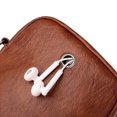 thumbnail image 4 of Crossbody Bags for Women Retro Soft Leather Shoulder Bag Fashion Handbag Multi Pocket Purse Casual Tote Satchel Bag with Adjustable Strap for Travel Shopping Beach Vacation Daily Use, 4 of 7